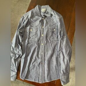 Lucky Brand Light Blue Chambray Button-Down Shirt